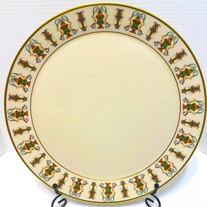 Lenox Vintage Round Porcelain With‎ 24K Gold Trim Lido 13” Plate